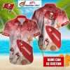 Beachside Buccaneers Customizable NFL Hawaiian Buccaneers Shirt