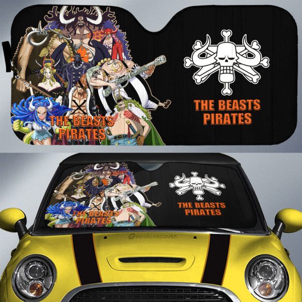 Beasts Pirates Car Sunshade Custom Car Accessories