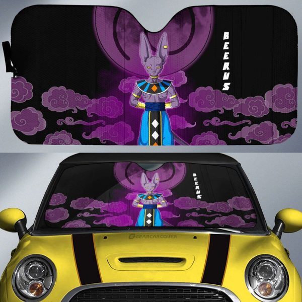 Beerus Car Sunshade Custom Anime Dragon Ball Car Accessories