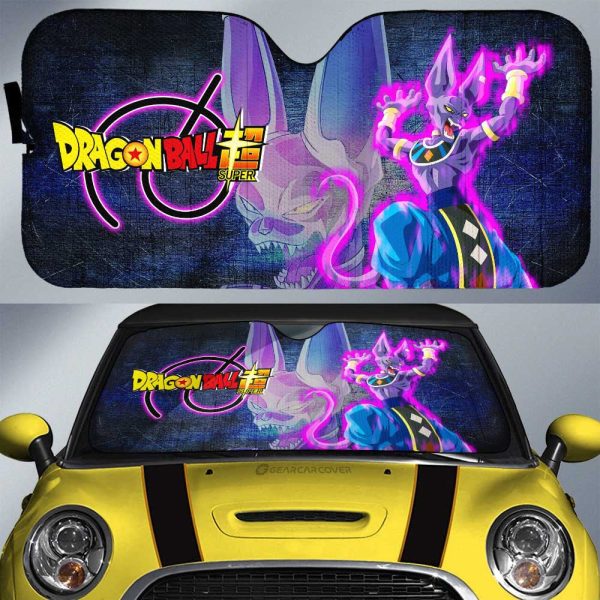 Beerus Car Sunshade Custom Dragon Ball Anime Car Interior Accessories