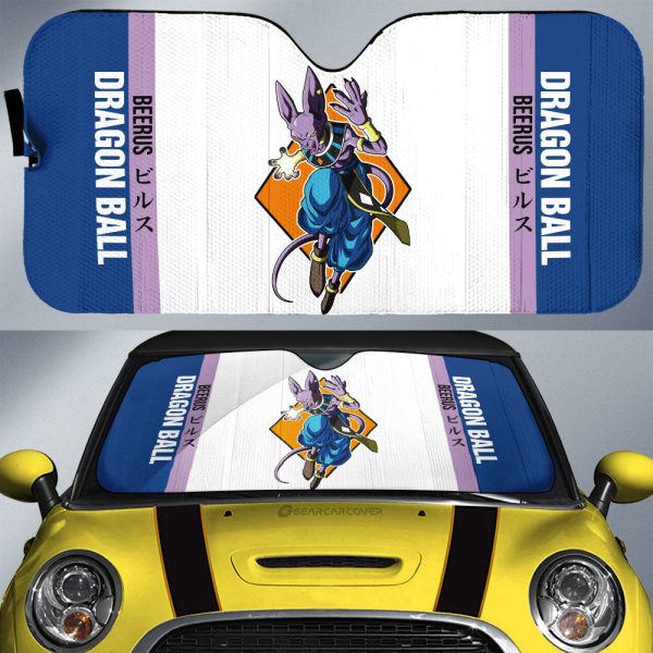 Beerus Car Sunshade Custom Dragon Ball Car Accessories For Anime Fans