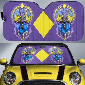 Beerus Car Sunshade Custom Dragon Ball Car Interior Accessories