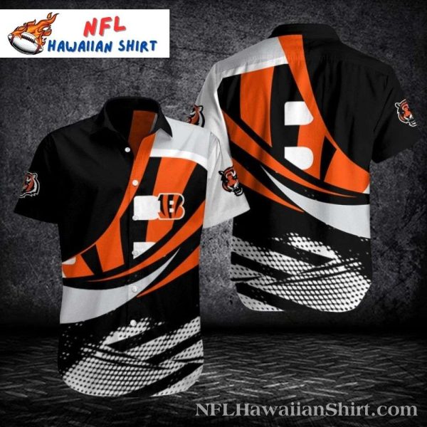 Bengals Classic Stripes And Solids Custom Name Hawaiian Shirt