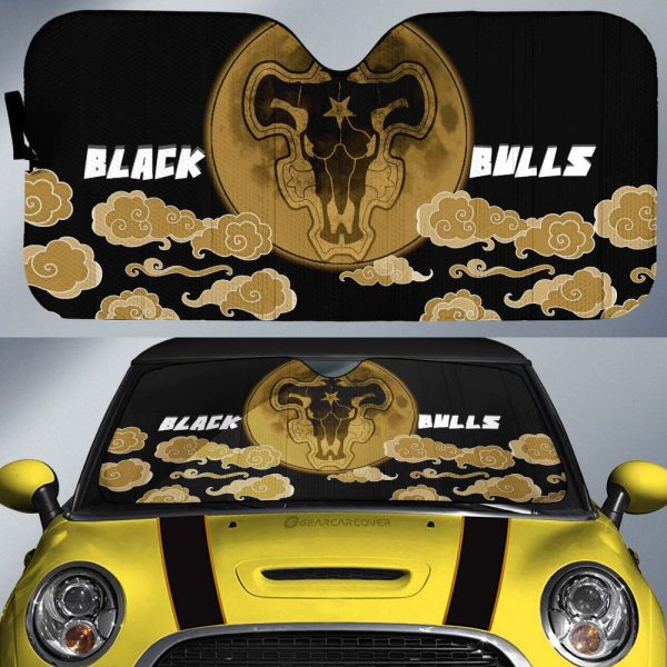 Black Bull Car Sunshade Custom Car Accessories