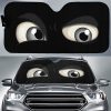 Black Challenging Car Eyes Sun Shade Custom Funny Car Accessories