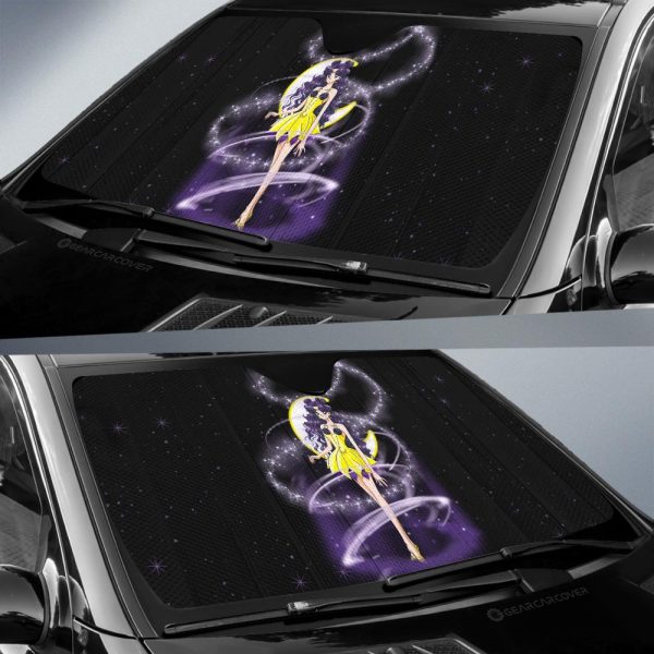 Black Lady Car Sunshade Custom Car Interior Accessories