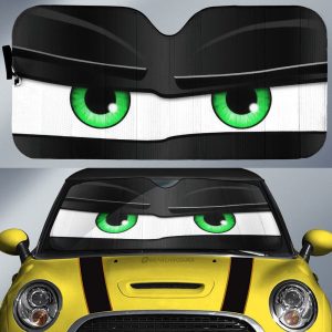 Black Suspicious Car Eyes Sun Shade Custom Car Accessories