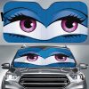 Blue Glam Car Eyes Sun Shade Custom Cute Eyes Car Accessories