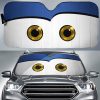 Blue McQueen Car Eyes Sun Shade Custom Funny Car Accessories