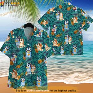 Bluey Daddy Hawaiian Shirt