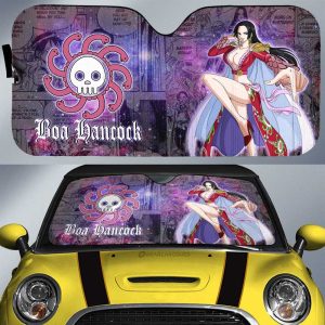 Boa Hancock Car Sunshade Custom Car Accessories Manga Galaxy Style