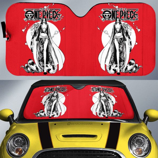 Boa Hancock Car Sunshade Custom Manga Style One Piece Anime Car Accessories