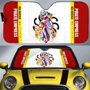 Boa Hancock Car Sunshade Custom One Piece Car Accessories For Anime Fans