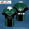 Bold Stripes Official Team Colors New York Jets Hawaiian Shirt – Jets Aloha Shirt