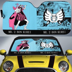 Bon Clay Car Sunshade Custom Car Accessories Manga Style