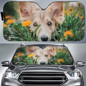 Border Sheepdog Car Sunshade Custom Cute Car Accessories