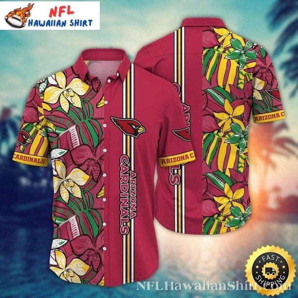 Bright Tropics Arizona Cardinals Hawaiian Shirt Mens