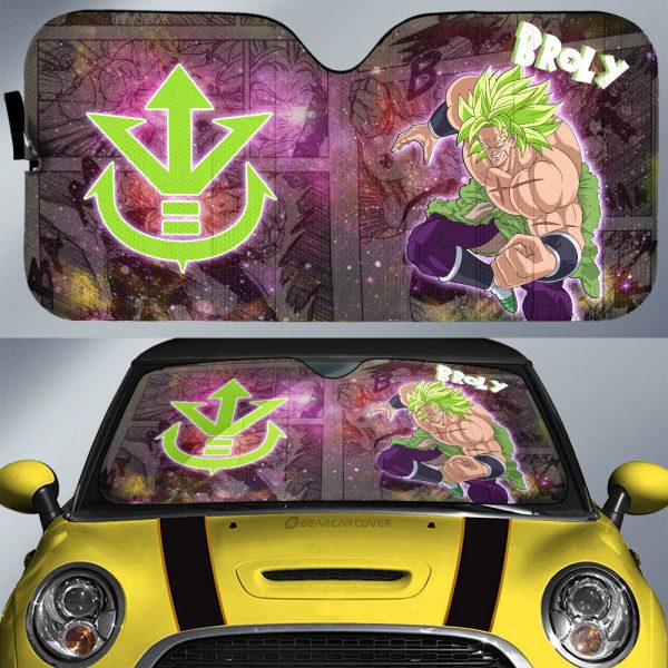 Broly Car Sunshade Custom Dragon Ball Anime Car Accessories Galaxy Style