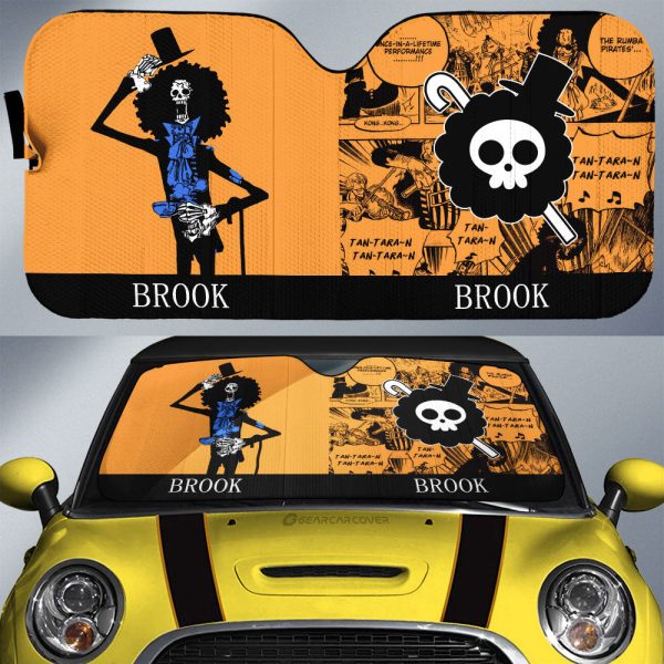 Brook Car Sunshade Custom Car Accessories Manga Style