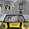 Brook Film Red Car Sunshade Custom One Piece Anime Car Interior Accessories