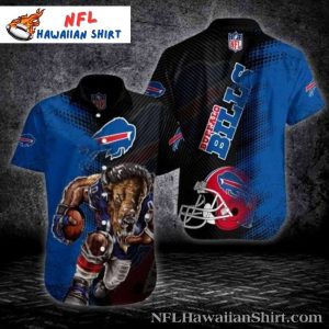 Buffalo Bills Commemorative Montage Hawaiian Fan Shirt