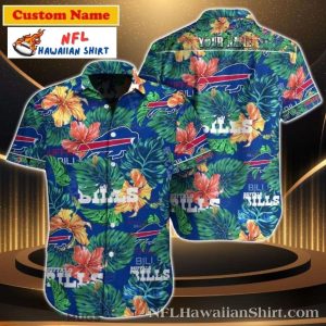 Buffalo Bills Jungle Touchdown Custom Hawaiian Shirt