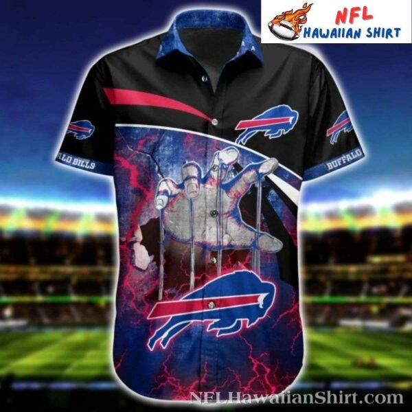 Buffalo Bills Logo Print Hawaiian Shirt – Perfect Gear For Game Day!