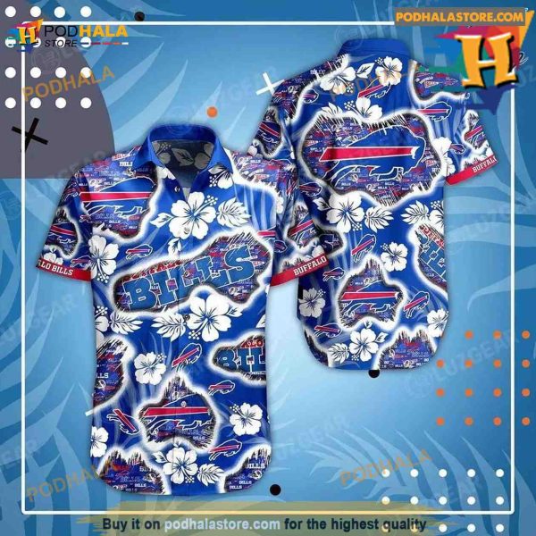 Buffalo Bills NFL Hawaii Shirt Floral Printed Summer Hawaiian Shirt Best Fans