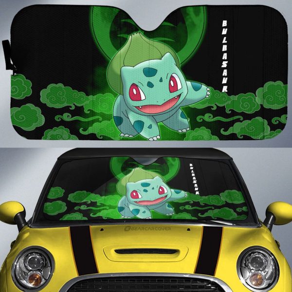 Bulbasaur Car Sunshade Custom Car Accessories