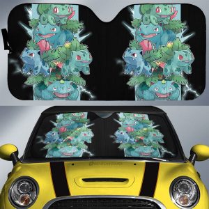 Bulbasaur Car Sunshade Custom Car Accessories For Fans