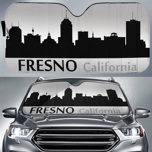 California Fresno Skyline Car Sunshade Custom Car Accessories