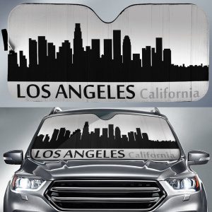 California Los Angeles Skyline Car Sunshade Custom Car Accessories