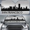 California San Francisco Skyline Car Sunshade Custom Car Accessories