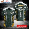 Camouflage Kickoff Green Bay Packers Hawaiian Shirt – Custom Name Design