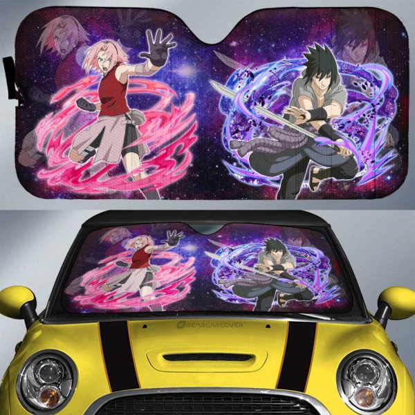 Car Sunshade Custom Sasuke And Sakura Galaxy Style Car Accessories