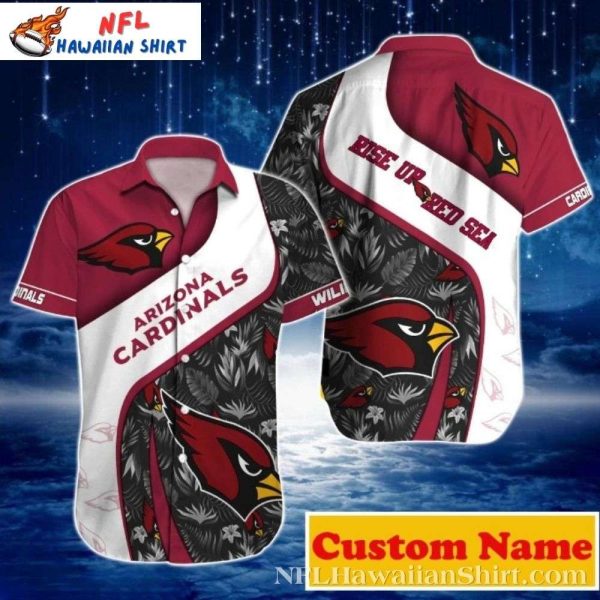 Cardinals Rise Up – Personalized Arizona Cardinals Hawaiian Shirt