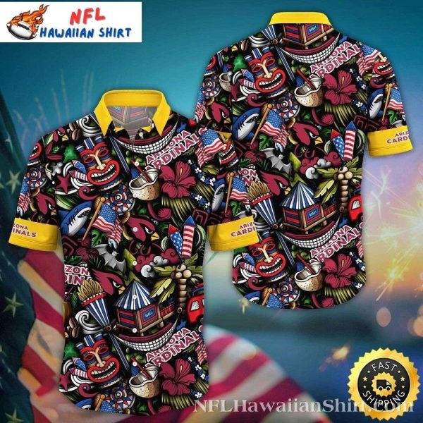 Carnival Craze NFL Arizona Cardinals Hawaiian Shirt