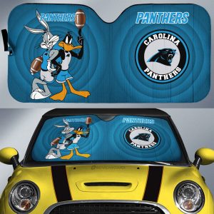 Carolina Panthers Car Sunshade Custom Car Accessories