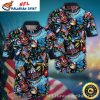 Carolina Panthers Festive Tiki Luau Hawaiian Shirt