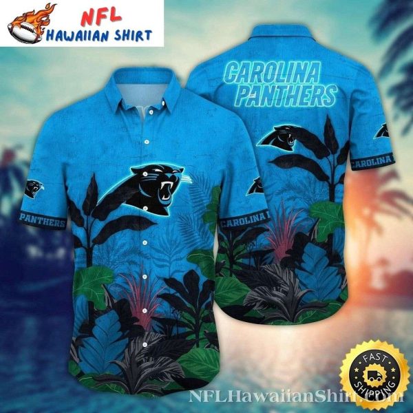 Carolina Panthers Jungle Roar Tropical Hawaiian Shirt