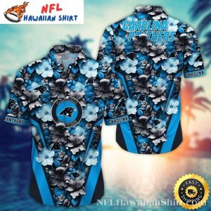 Carolina Panthers Midnight Garden Tropical Hawaiian Shirt