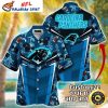 Carolina Panthers Tropic Touchdown Customizable Hawaiian Shirt