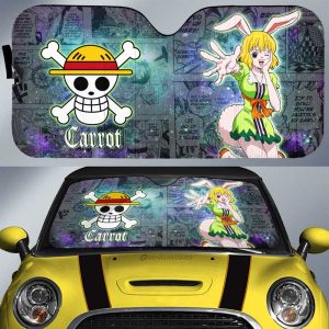 Carrot Car Sunshade Custom Car Accessories Manga Galaxy Style