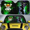 Carrot Car Sunshade Custom One Piece Anime Silhouette Style