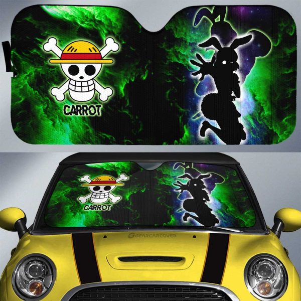 Carrot Car Sunshade Custom One Piece Anime Silhouette Style