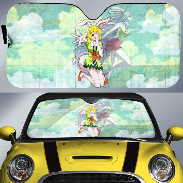 Carrot Car Sunshade Custom One Piece Map Car Accessories For Anime Fans