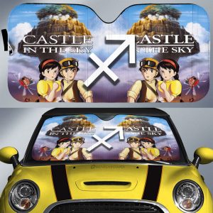 Castle In The Sky Car Sunshade Custom Car Accessories