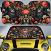 Cat Floral Car Sunshade Custom Car Accessories