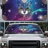 Cat Mandala Car Sunshade Custom Car Interior Accessories