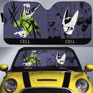 Cell Car Sunshade Custom Dragon Ball Anime Manga Color Style